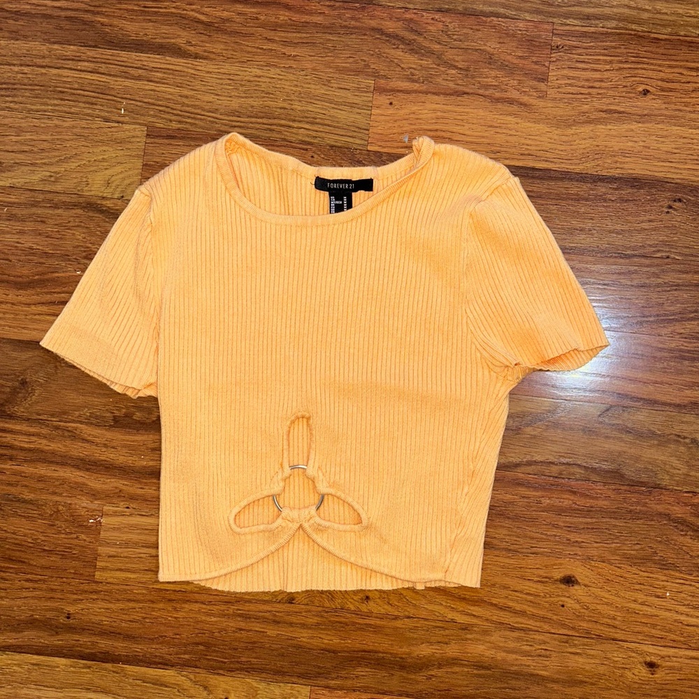 Trendy Orange Top